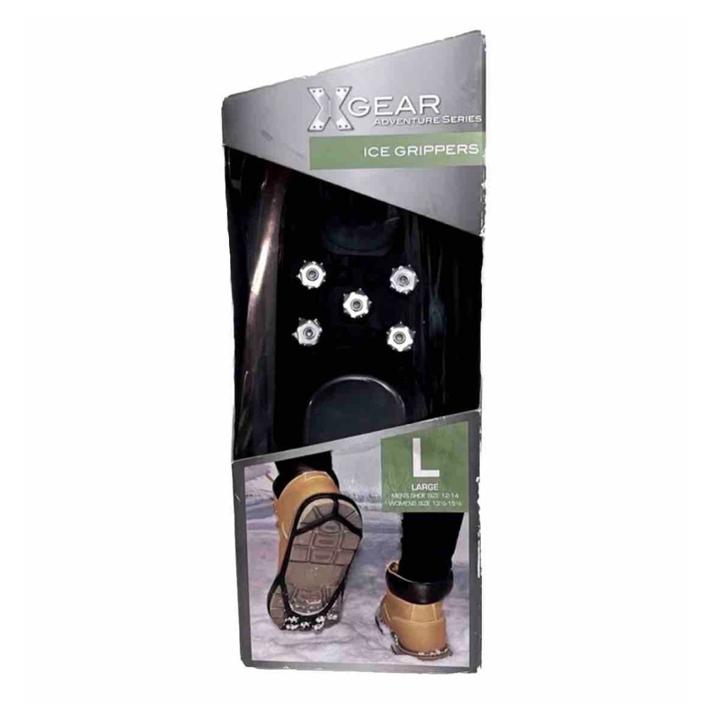 XGear Adventure Series Ice Grippers – Shoe Size: Large